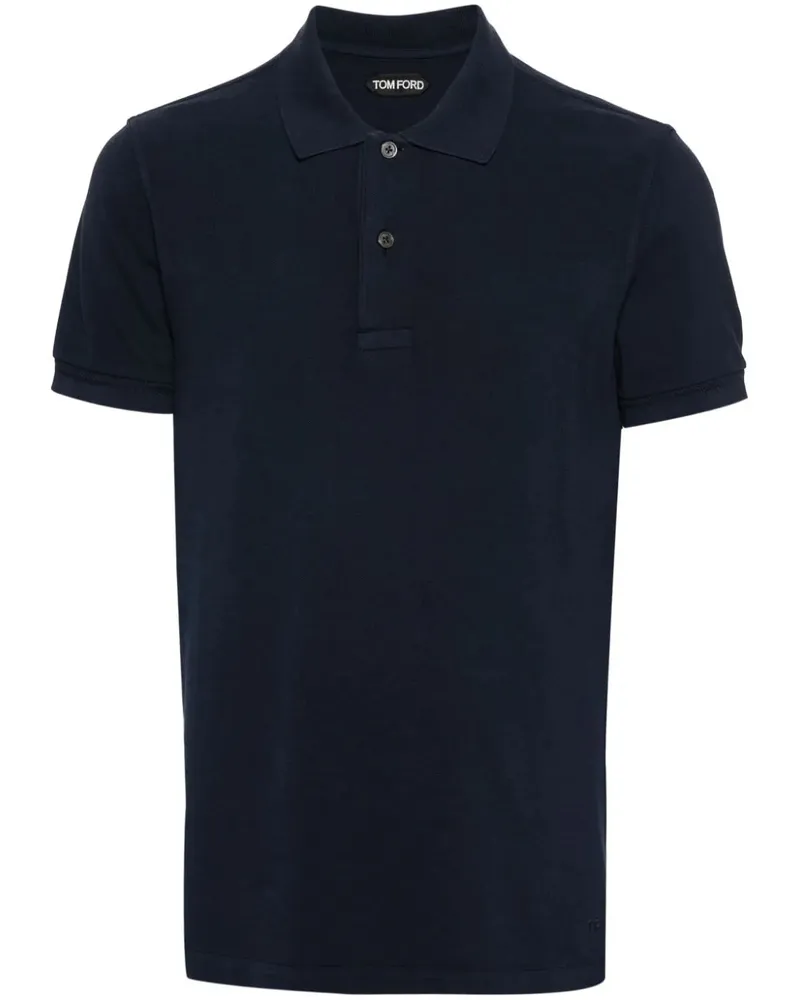Tom Ford kurzärärmisches Poloshirt White