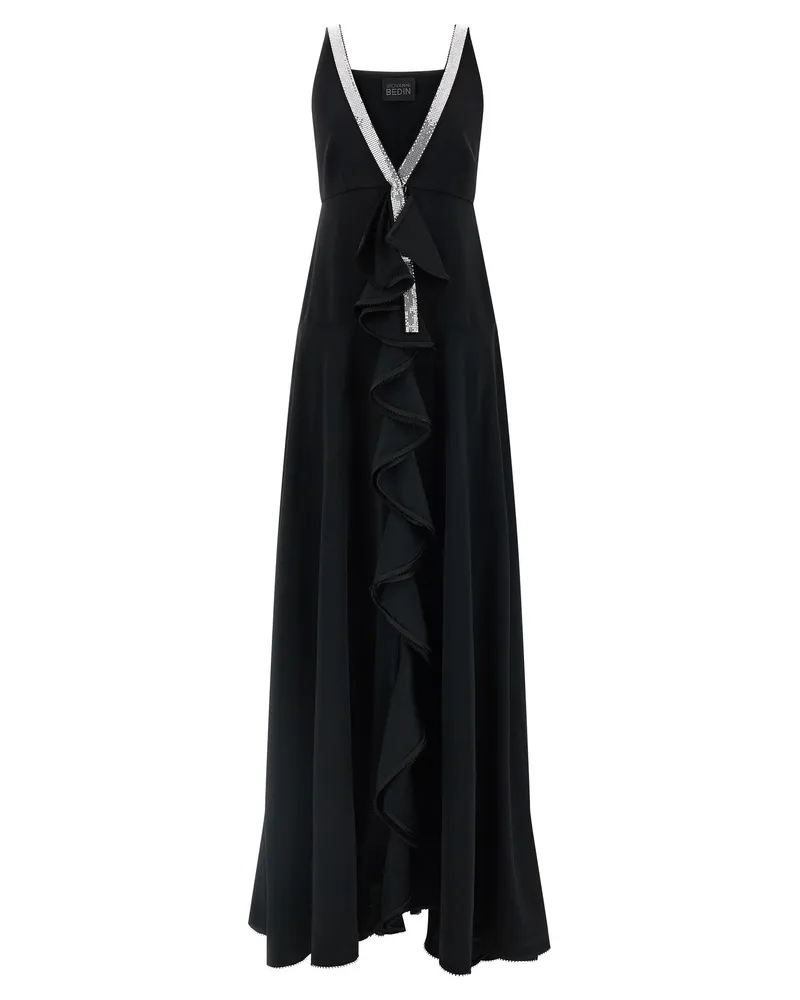 Giovanni Bedin Rüschenkleid Black
