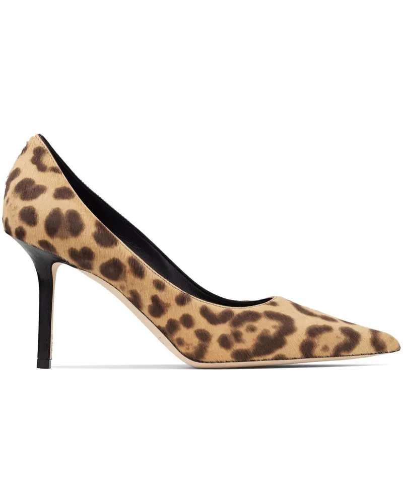 Jimmy Choo Love Leopard Pumps Brown