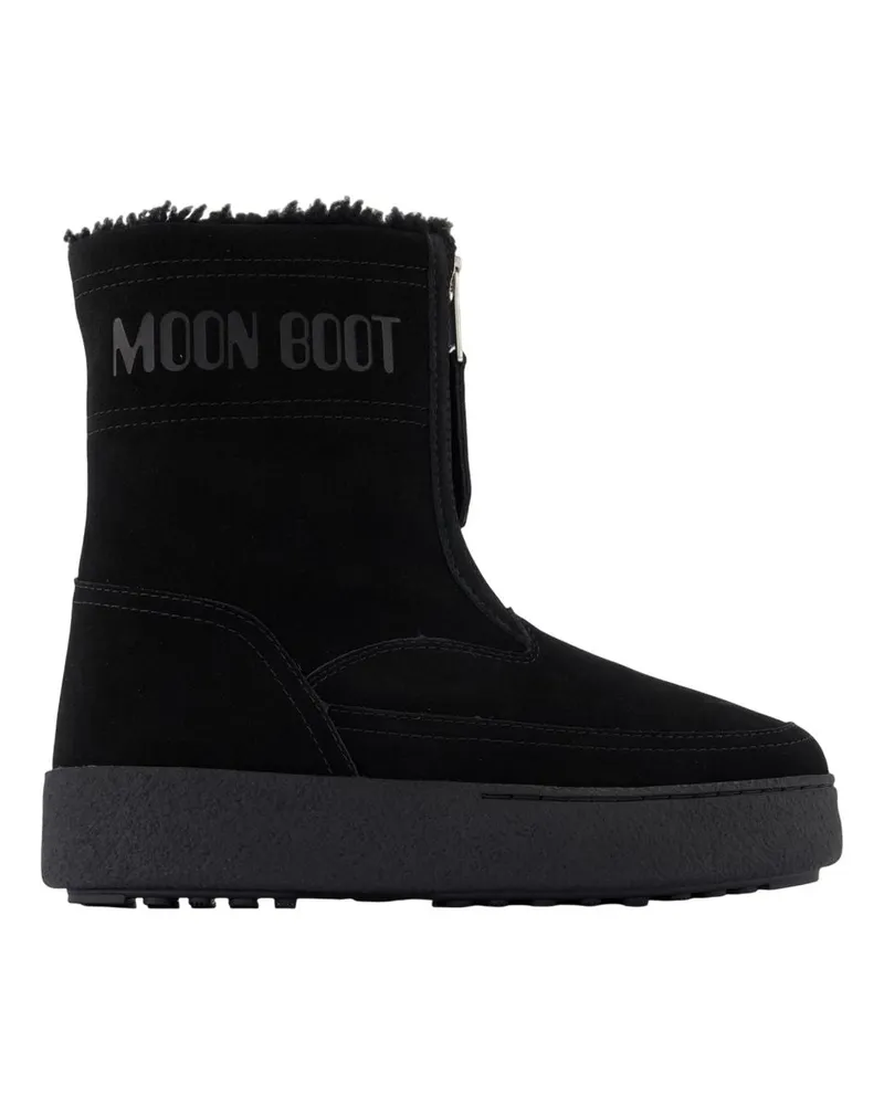 Moon Boot Lara Stiefeletten  Leder Schwarz Black