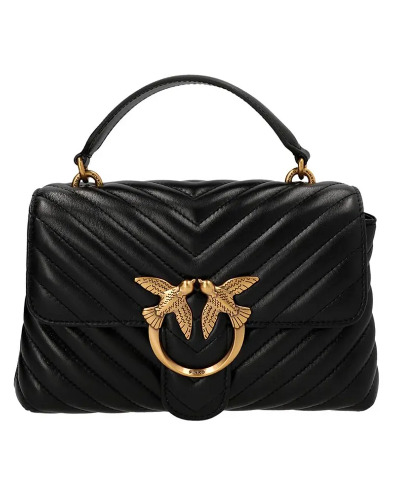 Pinko Love Lady Puff Mini' Crossbody -Tasche Schwarz