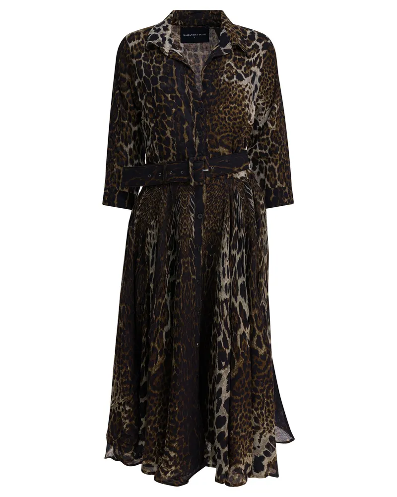 Samantha Sung Kleider Brown