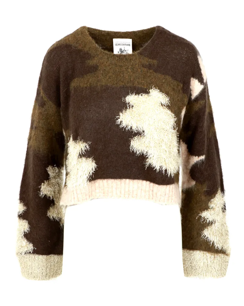 Semicouture Halbblutpullover Mimetico