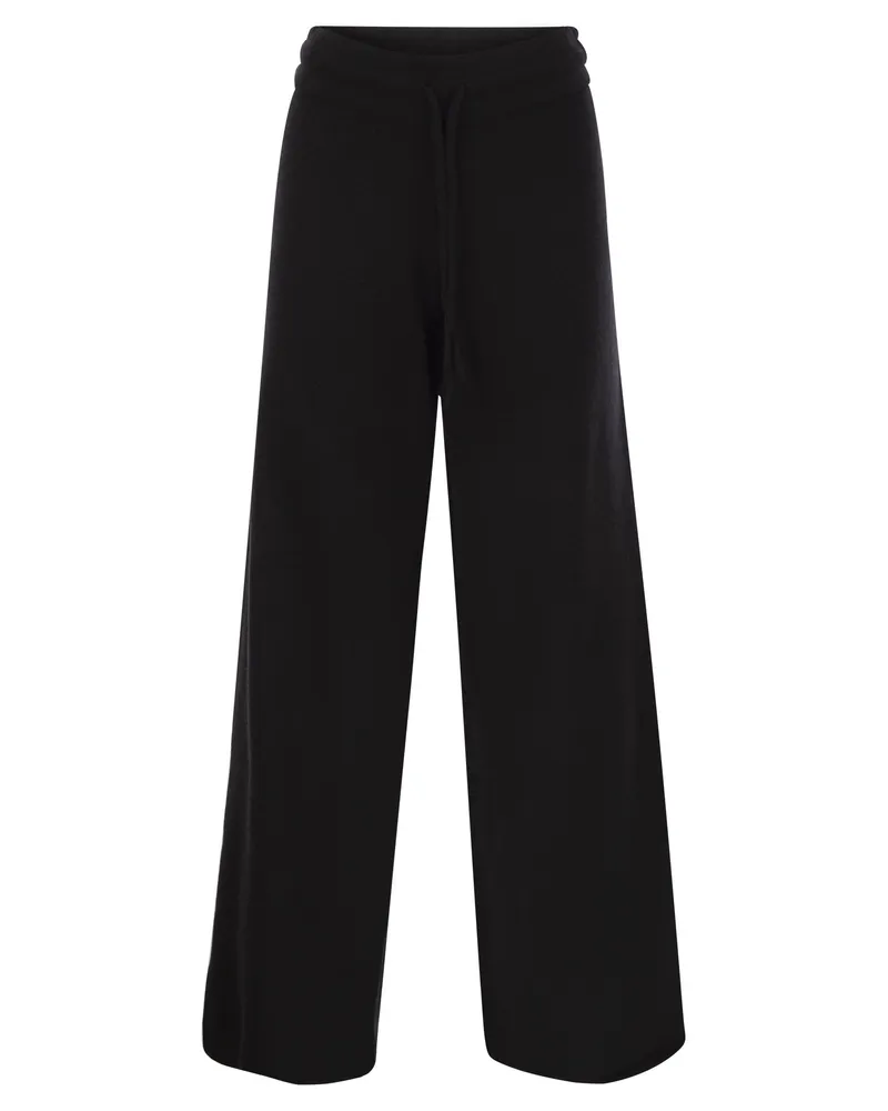 MC2 Saint Barth Cambon Wide Bein Hosen Black