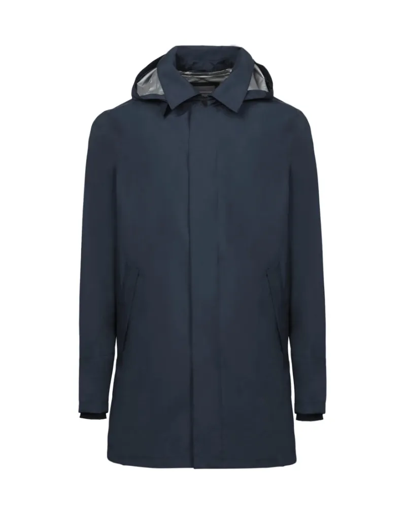 Herno Trench Coat Blue