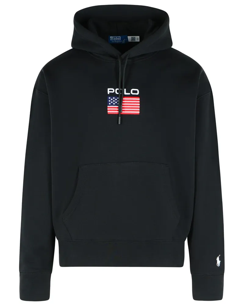 Ralph Lauren Schwarzes Sweatshirt „Sport“ von  aus Baumwollmischung Black