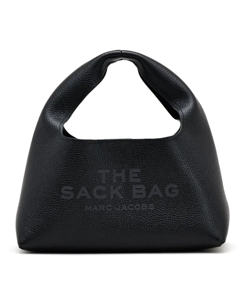 Marc Jacobs der Sack Mini Leder Hobo -Tasche Black