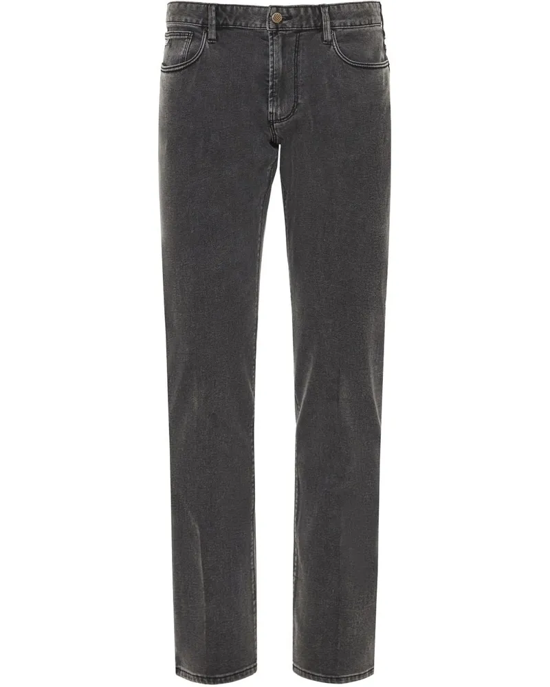 Emporio Armani Denim Cotton Jeans Grey