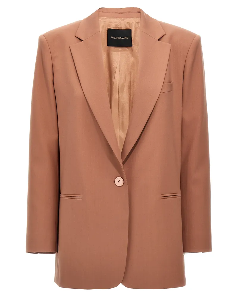 ANDAMANE Der Andamane 'Guia' Single Breasted Blazer Pink