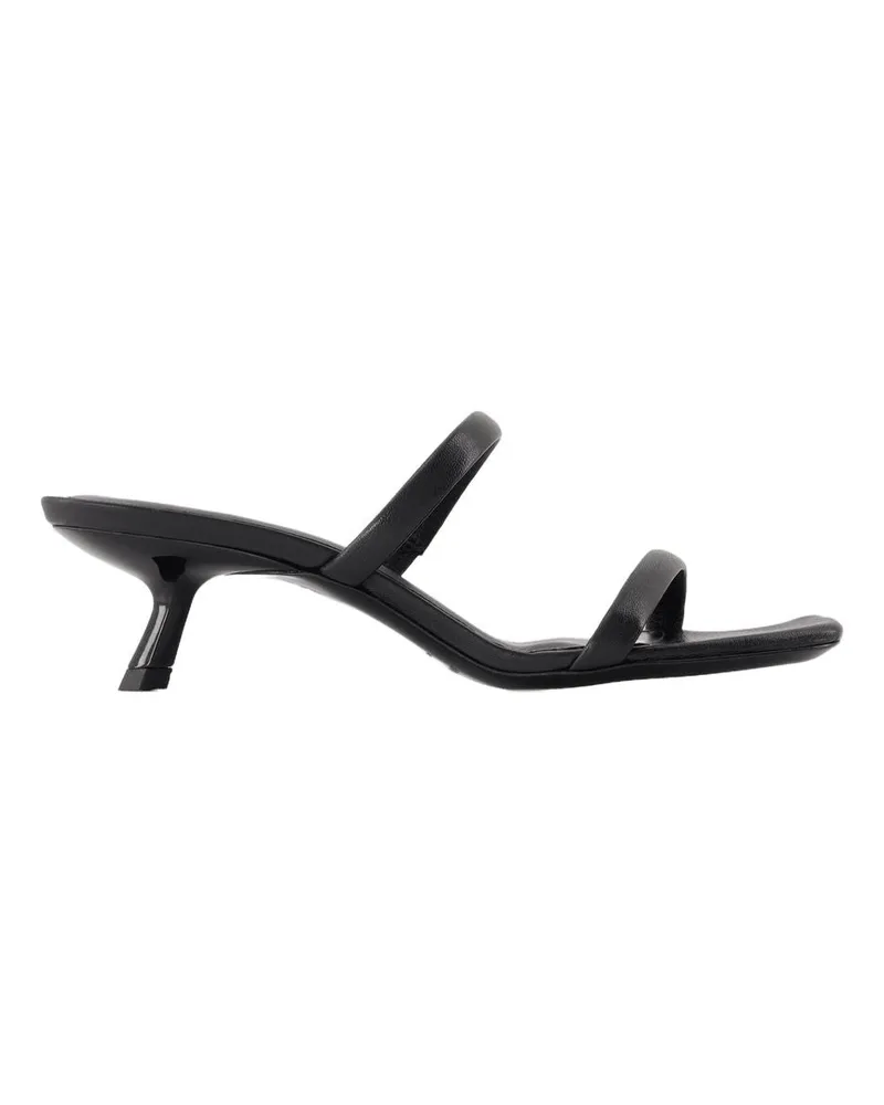 Anine Bing Hilda Mule  Leder Schwarz Black