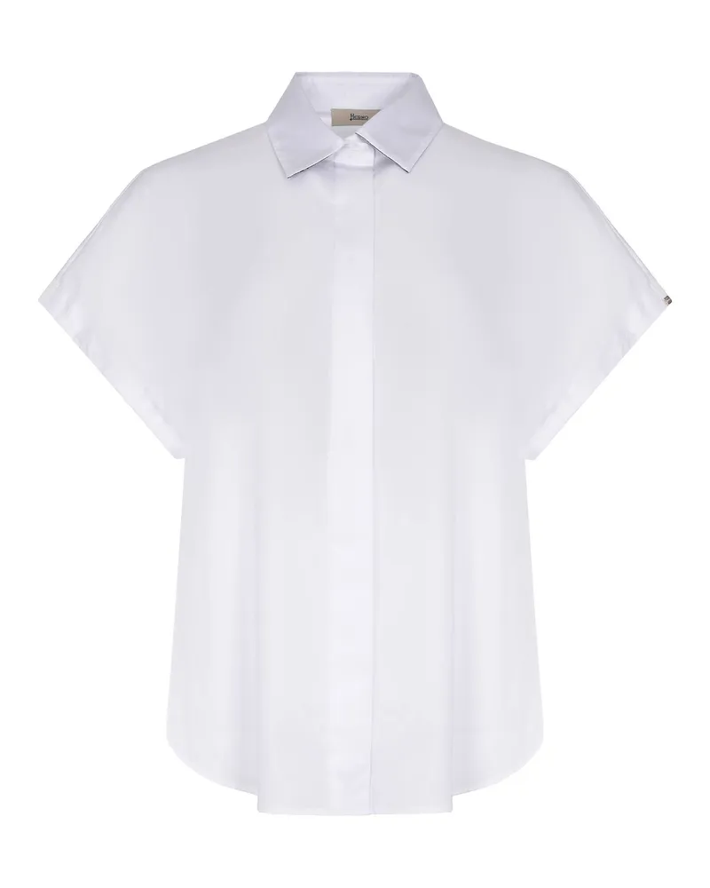 Herno Hemd aus Baumwolle White