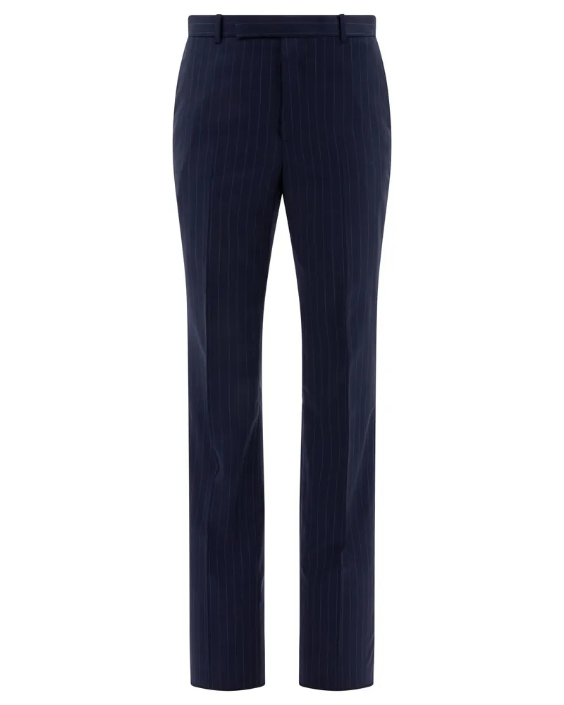 Givenchy Nadelstreifen maßgeschneiderte Hose Blue