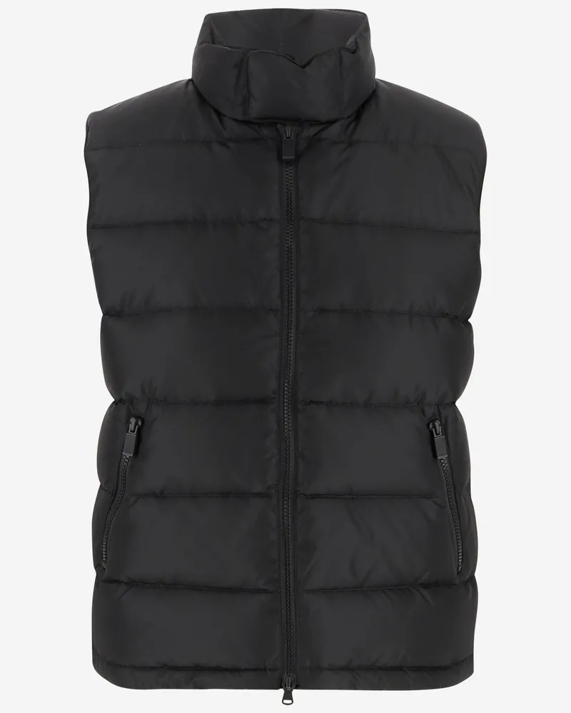 ASPESI recycelte Nylon Neue Minnie Vest Down Jacke Black
