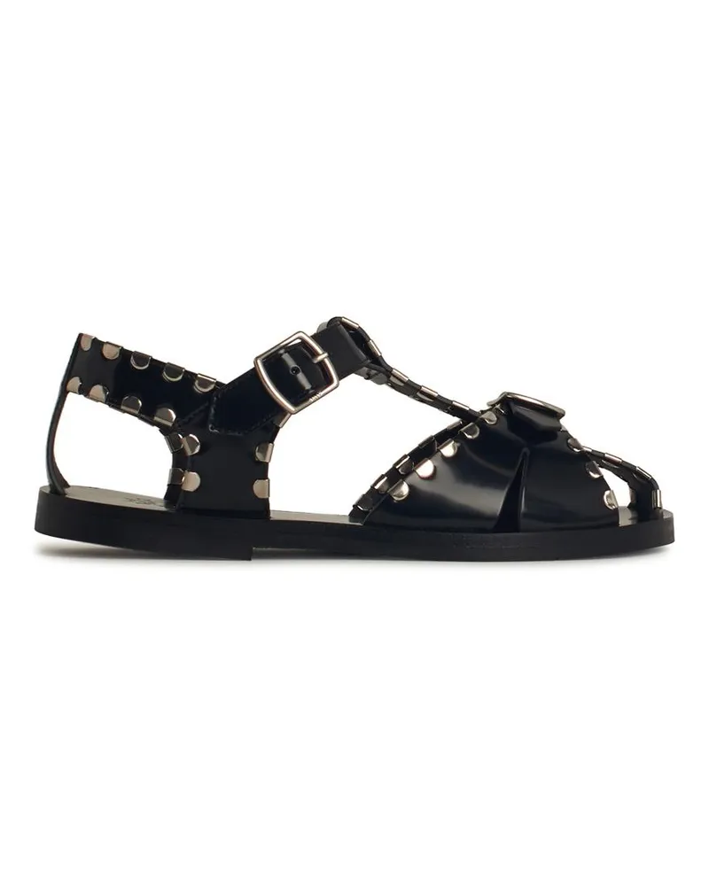 Bally Paisley' schwarze klare Sandalen Black