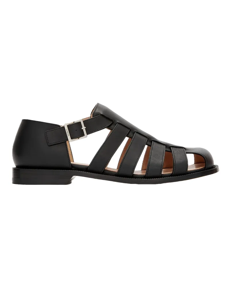 Loewe Campo Ledersandalen Black