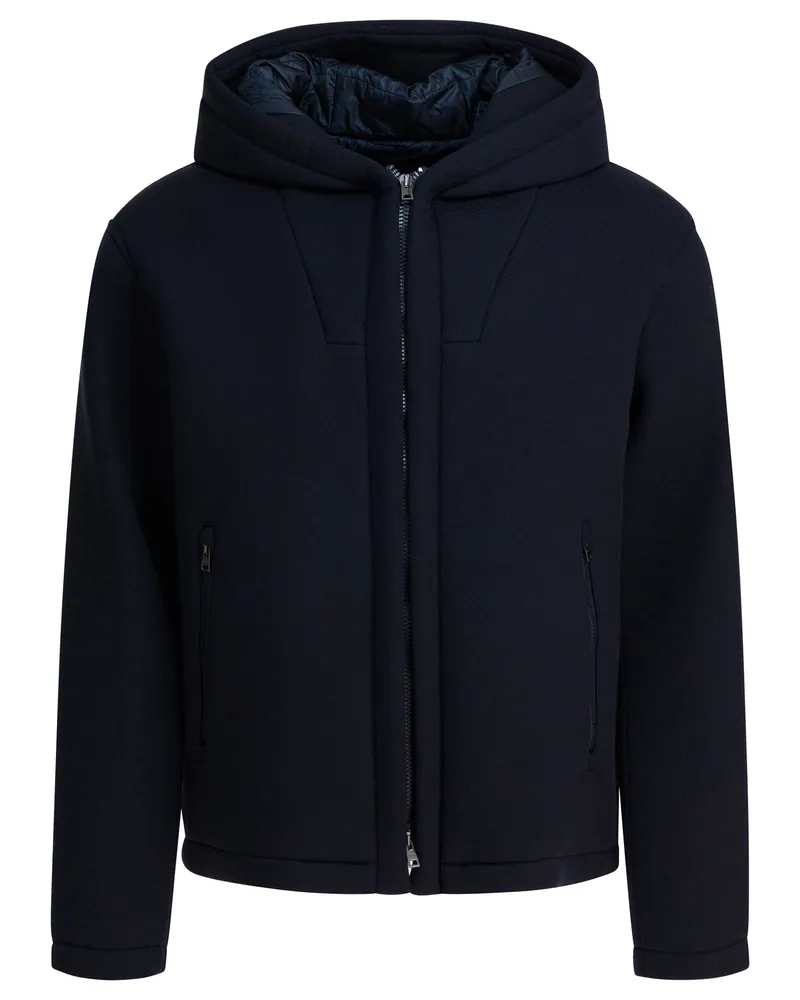 Herno Kurzer Tauchmantel Blue