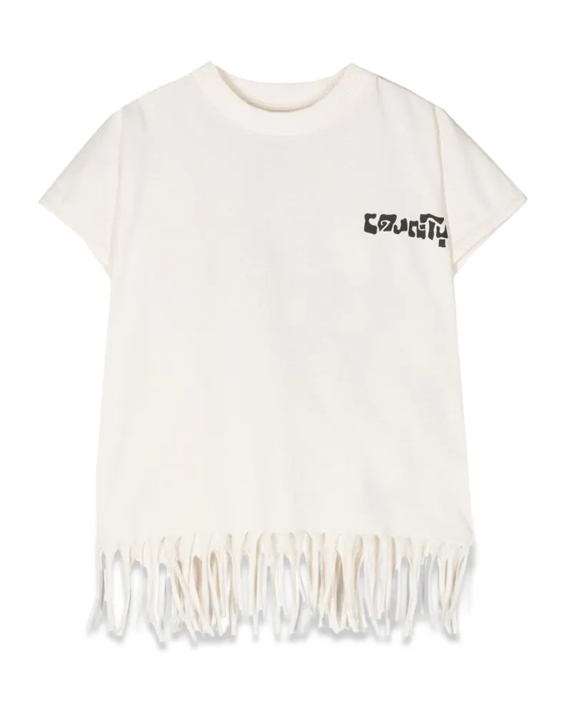 Marcelo Burlon | County of Milan Marcelo Burlon County von Mailand Tanpop Top Ivory