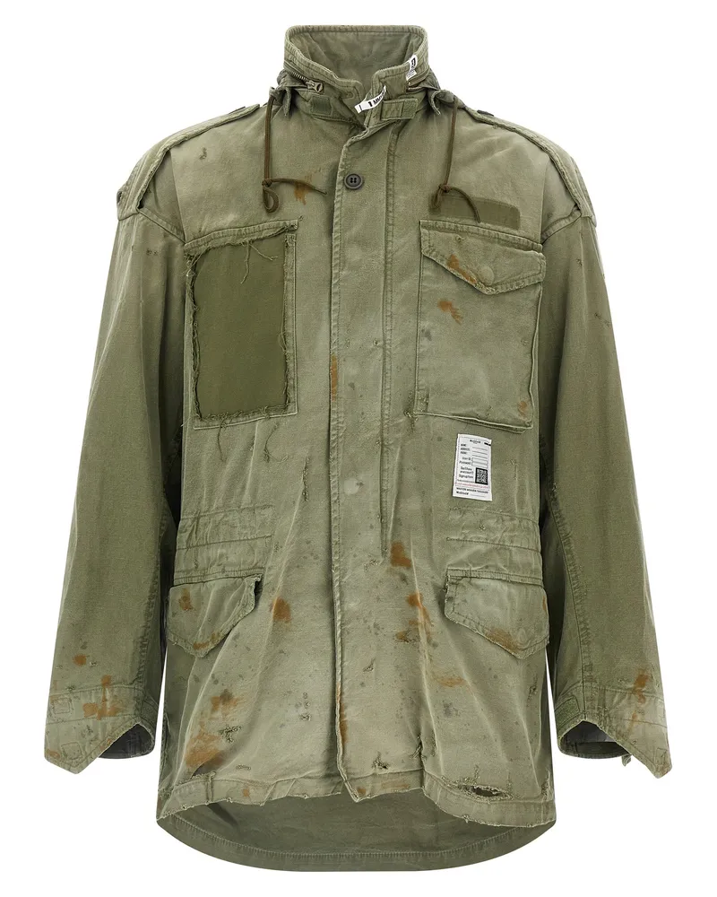MIHARAYASUHIRO Jacke „Distressed Field“ von Green