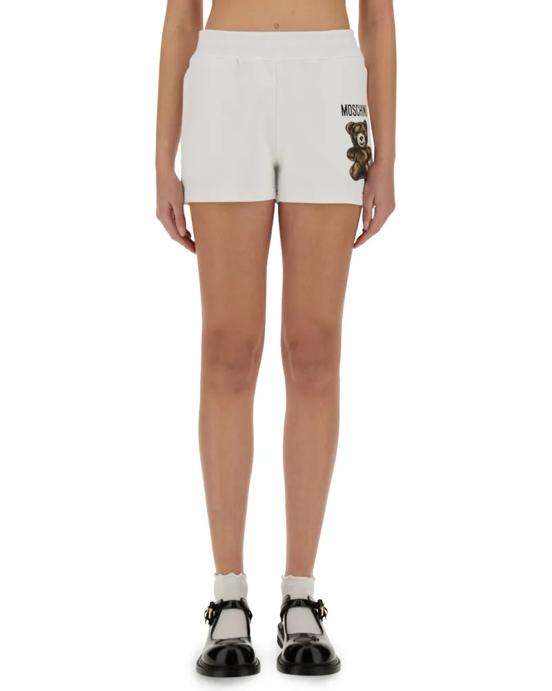 Moschino Teddybärenshorts White