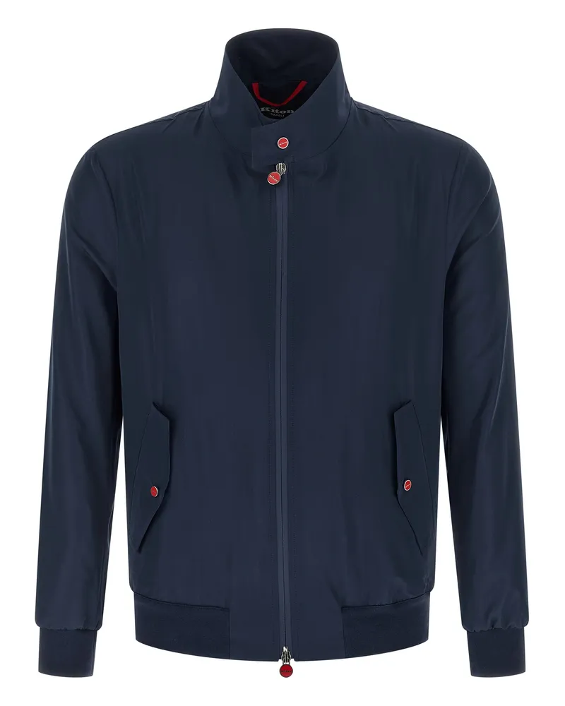Kiton Cima' Jacke Blue