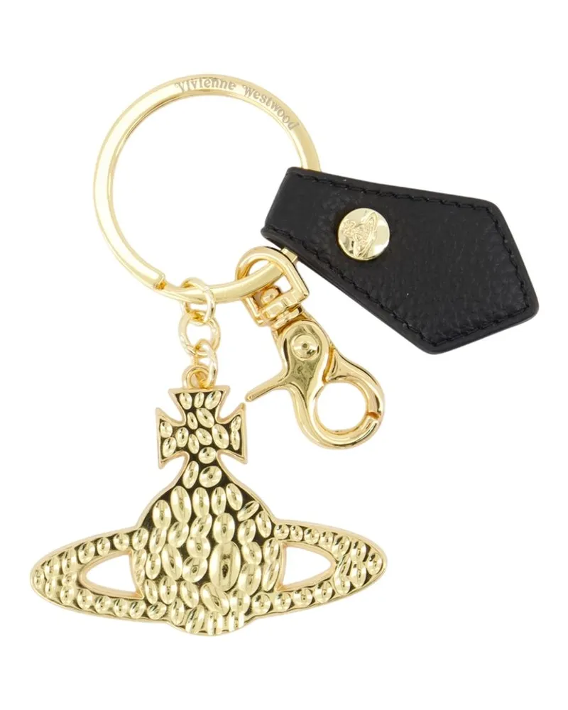 Vivienne Westwood Orb Keyring  Metal Gold Gold