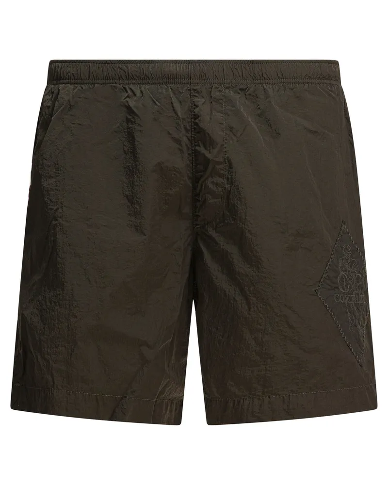 C.P. Company Eco Chrome R“ Badeshorts Brown
