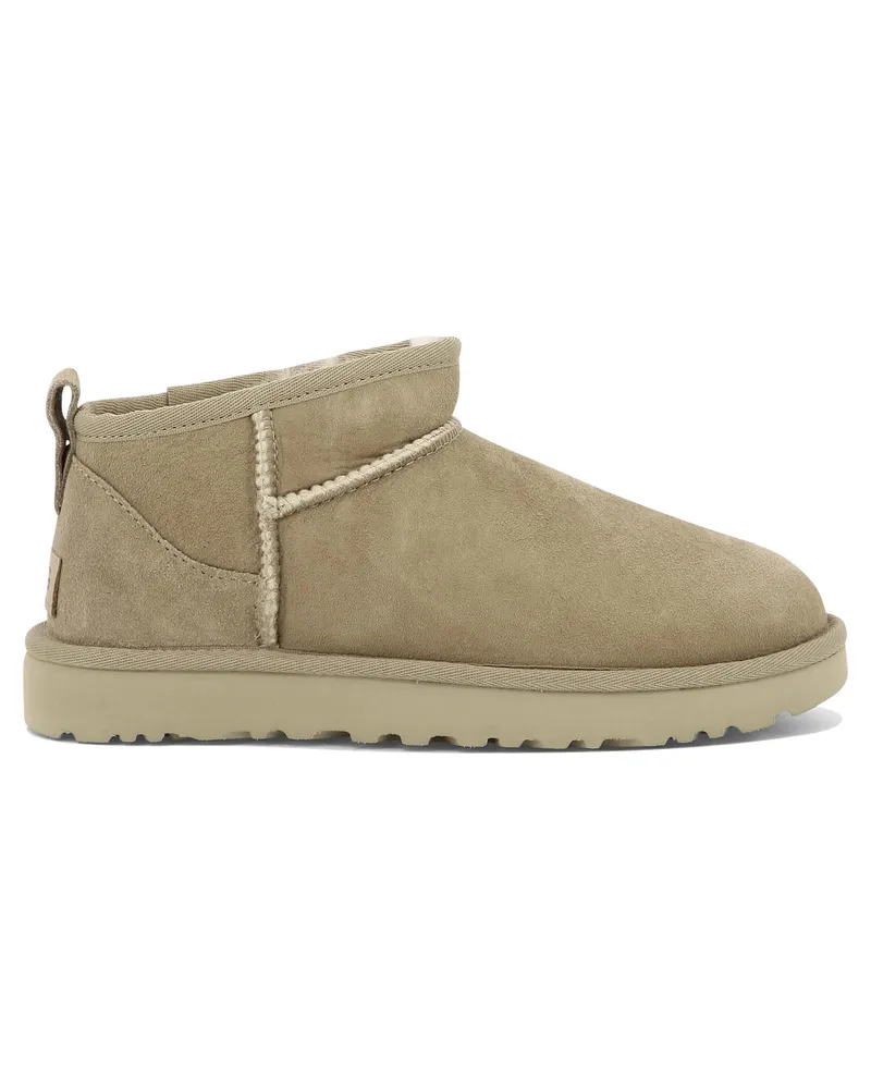 UGG Classic Ultra Mini" Knöchelstiefel Beige