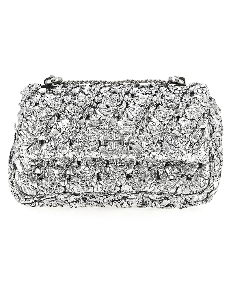 Tory Burch Kira' Mini -Umhängetasche Silver