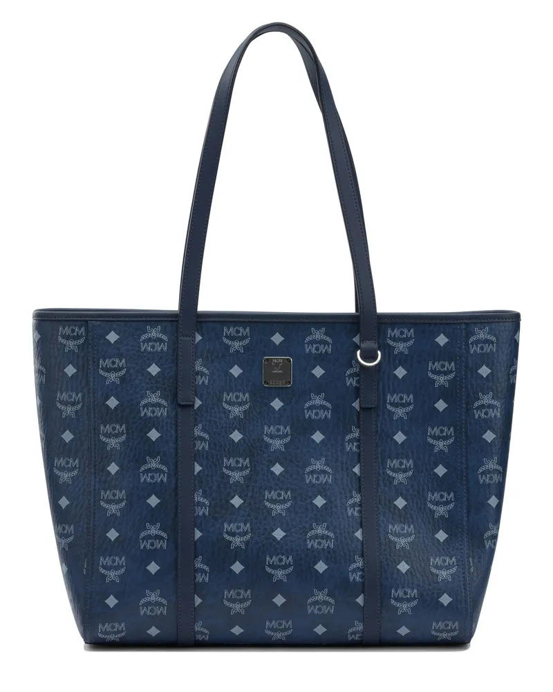 MCM Toni“ Tote Umhängetasche Blue