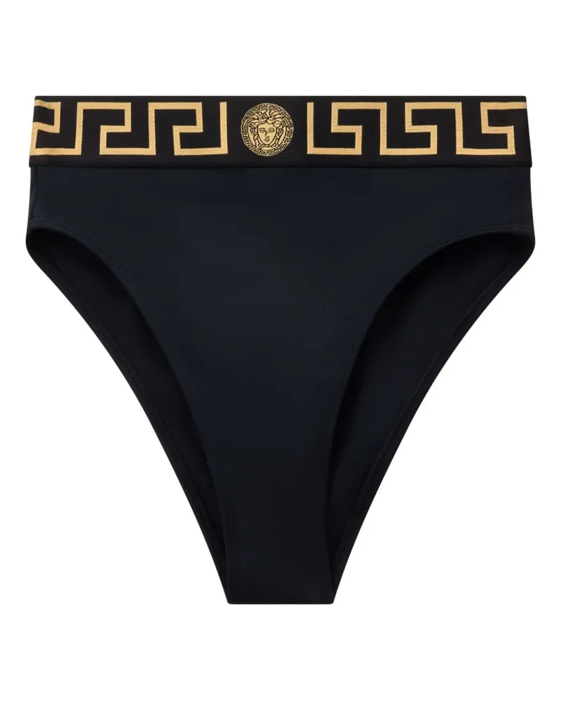 Versace Greca Grenze mit hoher Taille Bikini -Briefs A1008