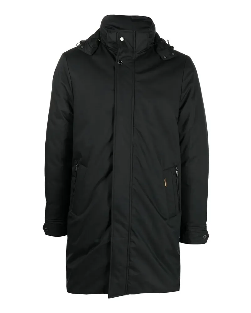 MOORER Mäntel schwarz Black