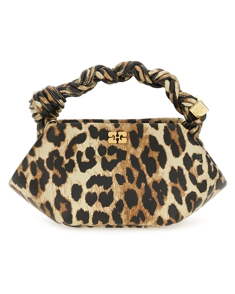 Ganni Mini "Bou" -Tasche Animalier