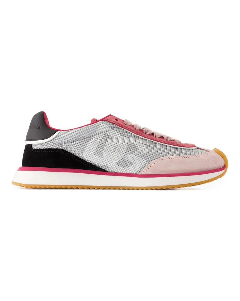 Dolce & Gabbana Turnschuhe  Ledergrau Grey