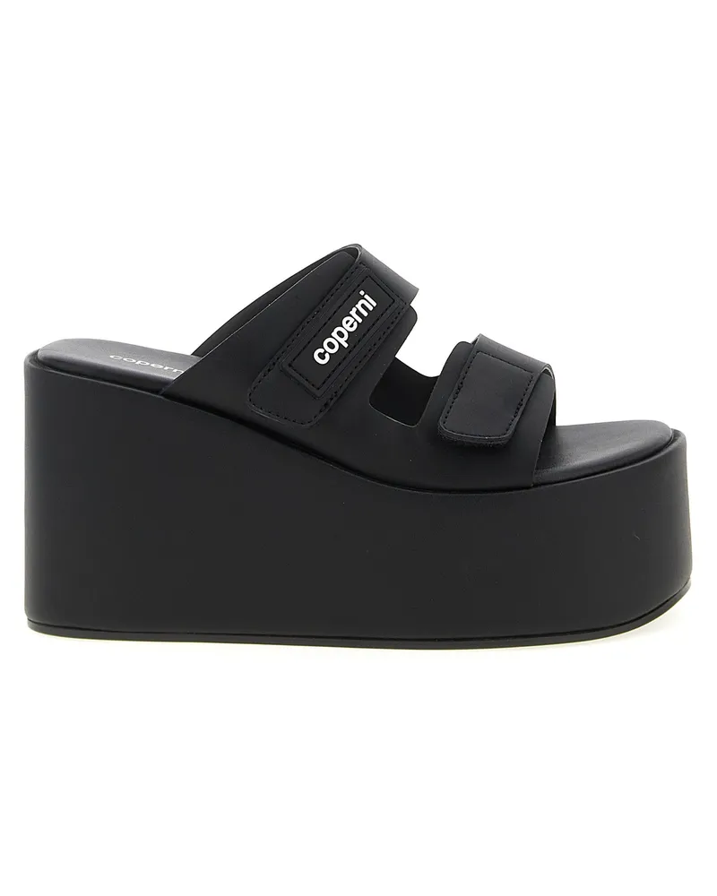 COPERNI Patch Wedge Sandale' Keile Black