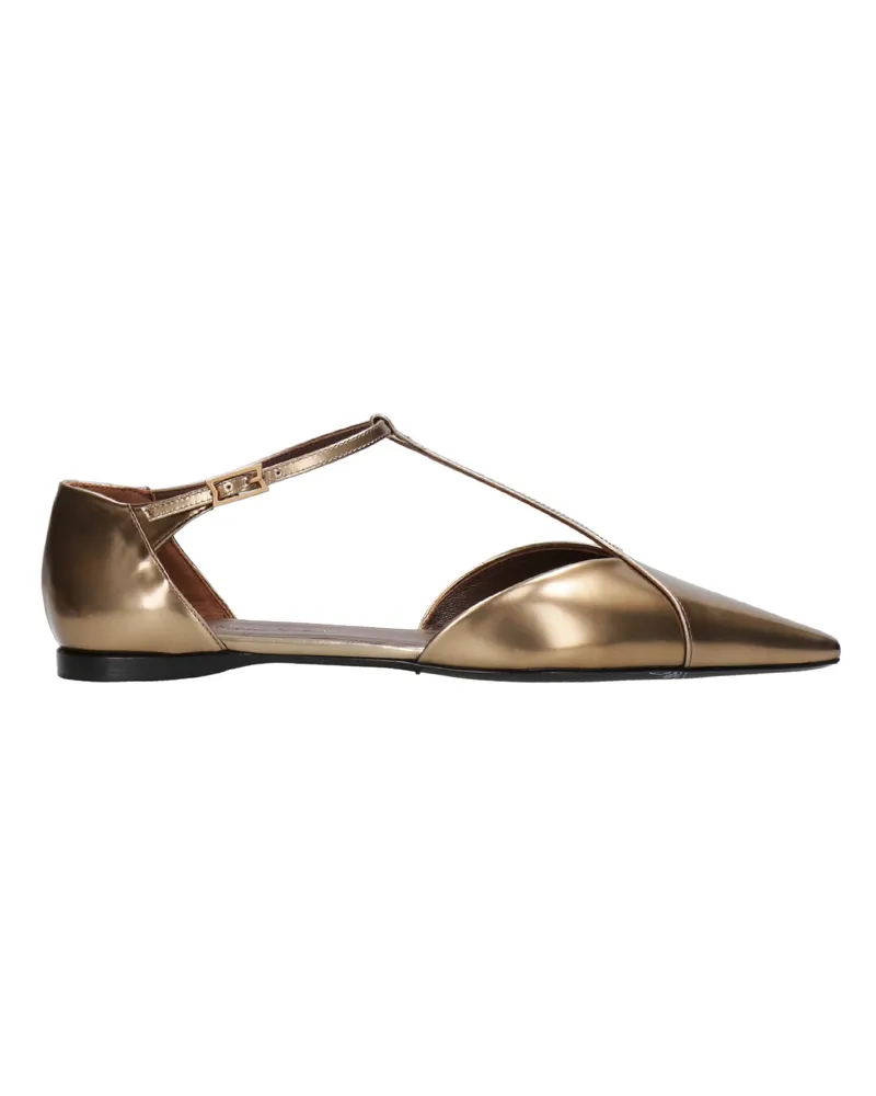 Max Mara Flat Schuhe braun Brown
