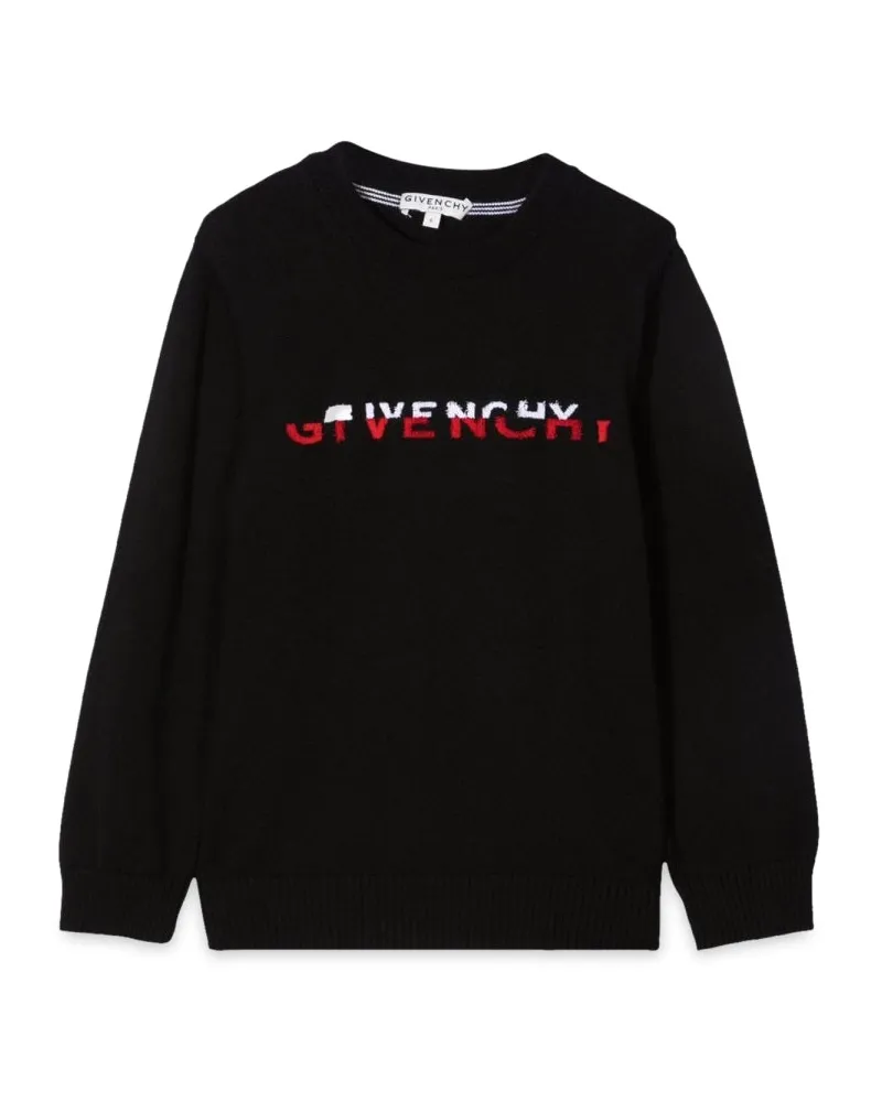 Givenchy Knitted Jumper Givenchy "Slipt" Tuffting Embroidery Black