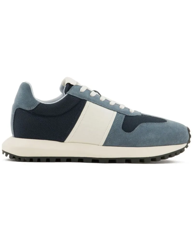 Emporio Armani Logo -Turnschuhe Blue