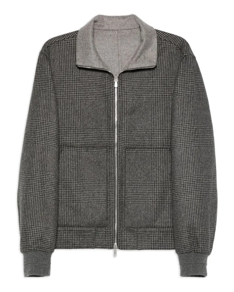 Brunello Cucinelli Kaschmirbomberjacke Grey