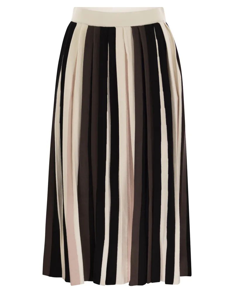 Weekend Max Mara Wochenende Max Mara Pleiadi Plissee Viskose -Rock Multicolor