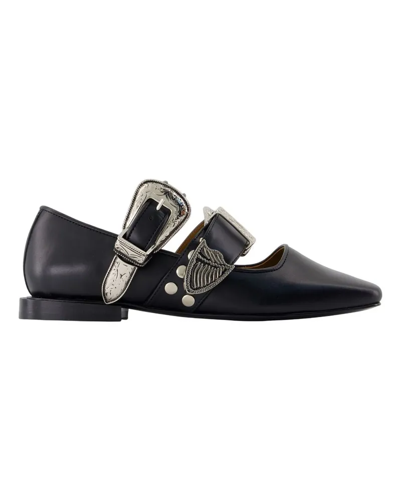 Toga AJ1408 Ballerinas  Leder schwarz Black