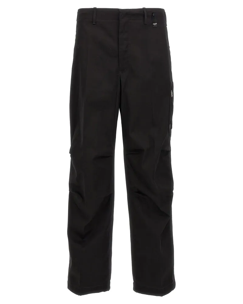 Fendi Gabardine Hosen Black