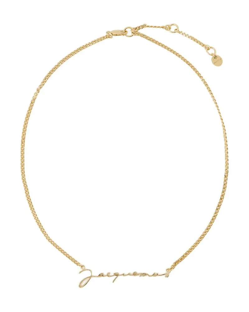 Jacquemus La Chaine Halskette  Metall Gold Ton Gold