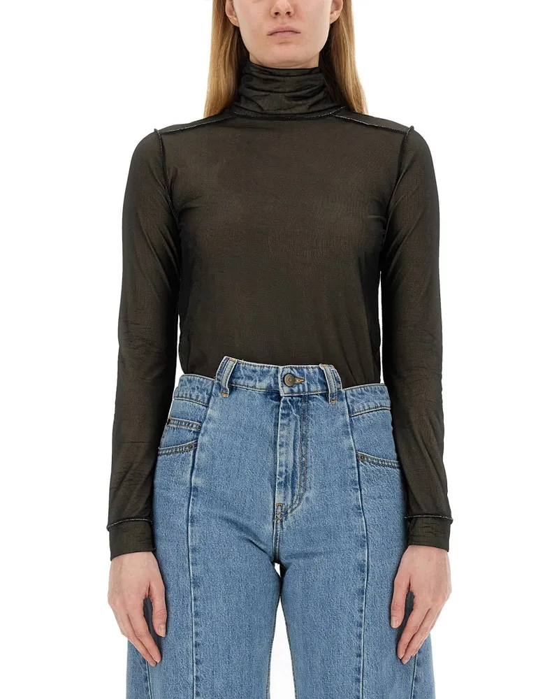 Maison Margiela Rollkragenziegelbundanzug Black