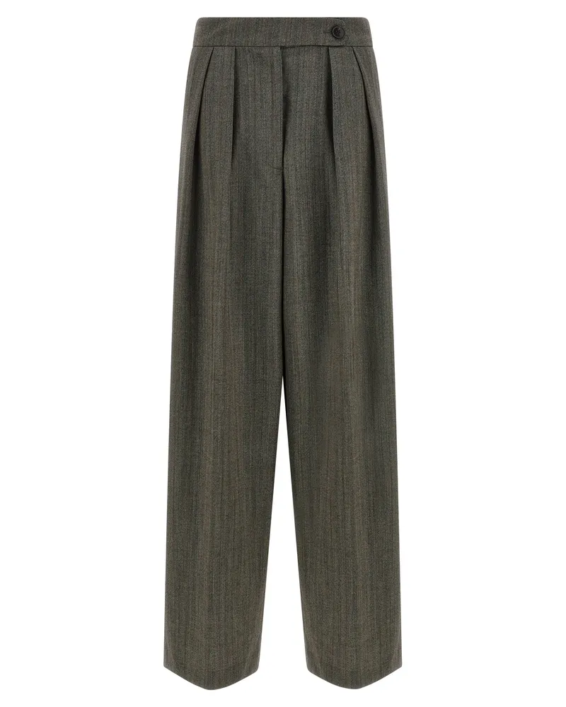 Dries van Noten Trocknen van an 'pamplona' Hosen Gray