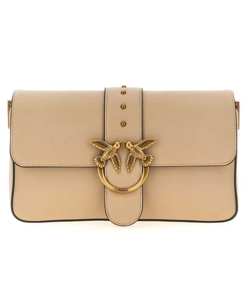 Pinko Love One Classic' Crossbody -Tasche Beige