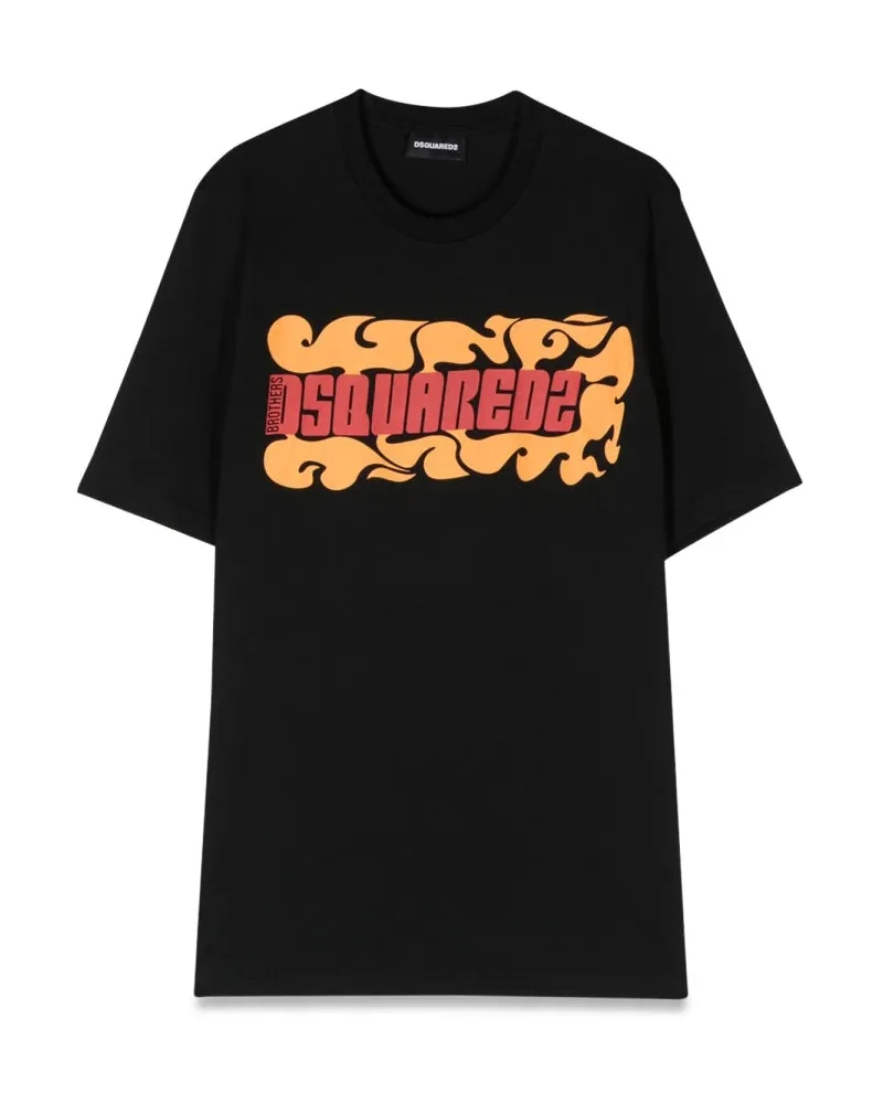 Dsquared2 MC Slouch Fit T -Shirt Black