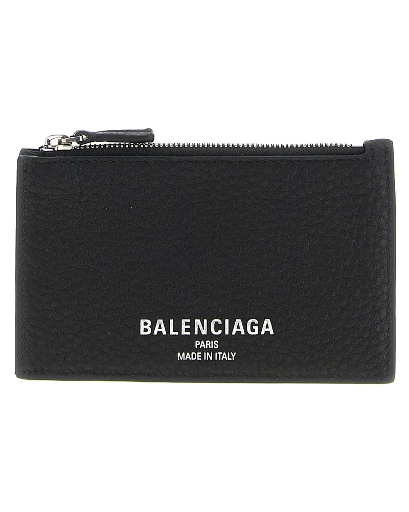Balenciaga Credit Lungo“-Kartenetui Black