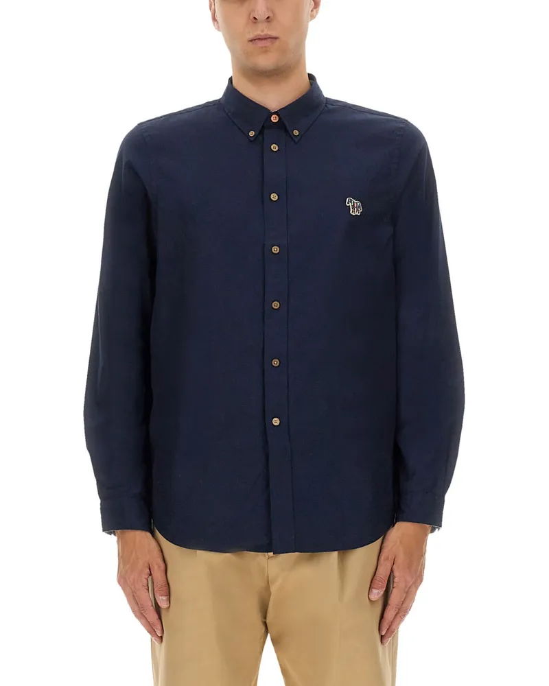 Paul Smith PS von Paul Smith maßgeschneiderte Fit -Hemd Blue