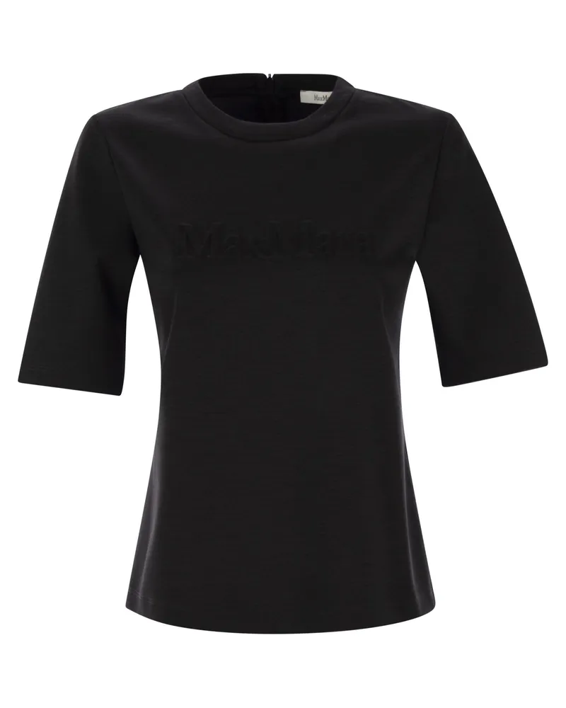 Max Mara Peter Wool Jersey Pullover Black
