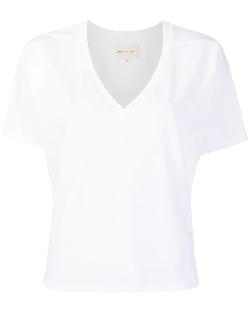 Loulou Studio T -Shirt Col V 